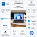HP OmniBook 3 16-inch laptop feature icons: 8GB RAM and 256GB SSD