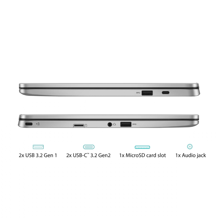 ASUS Chromebook 14" (C424MA-WH44F) 64GB/4GB RAM (Chrome OS) Silver (New)