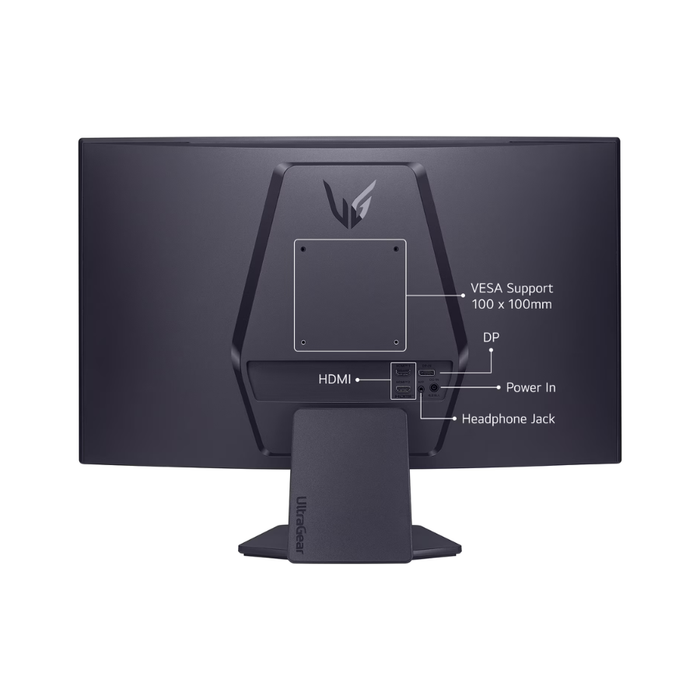 LG UltraGear 27" (27GS60QN-B) Curved QHD 180Hz VA Gaming Monitor Black (New)