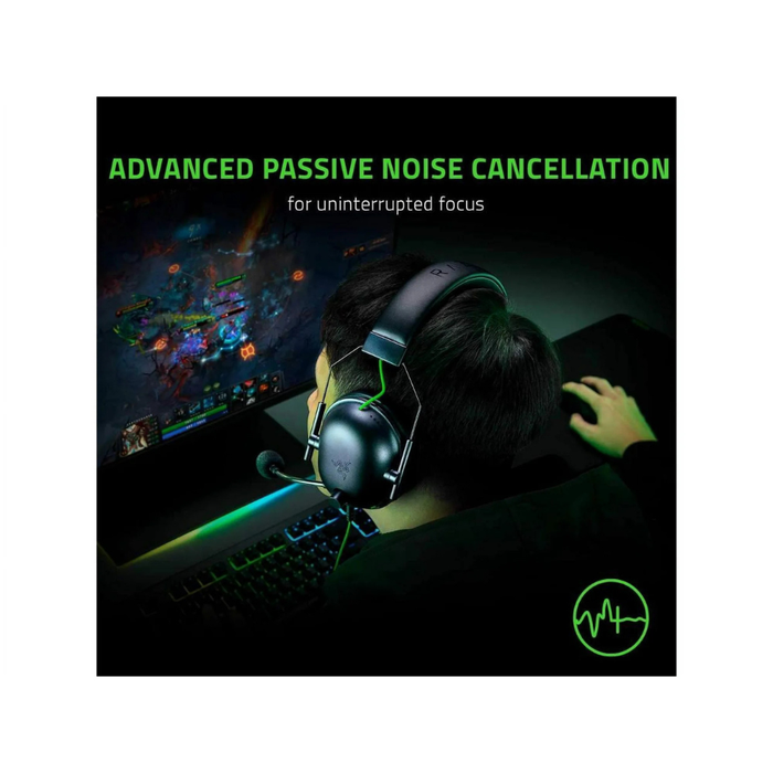 Razer BlackShark V2 X Wired Esports Headset for PC, USB, Black (NEW)