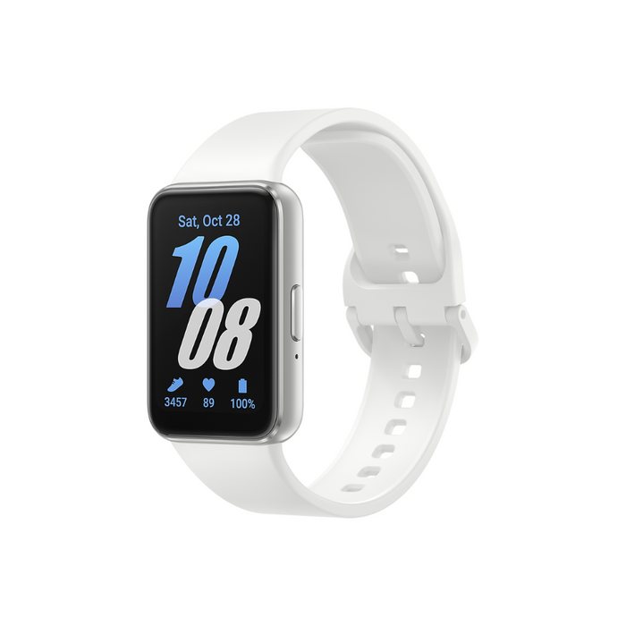 gear fit 3 release date Samsung Galaxy Watch Fit3 - Silver 1.6" AMOLED Display - Up to 13 Days Battery Life - Fall Detection - IP68/5ATM Water Resistance - Sleep Tracking
