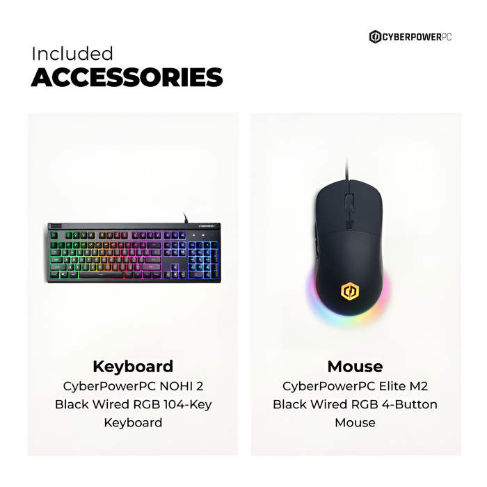 CyberPowerPC (SLC7700WST) Gaming Desktop  2TB/32GB RAM Black (NEW)