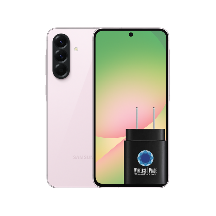 Samsung Galaxy A56 5G (A566E) GSM Unlocked International Version + 45W USB C Wall Charger Super Fast Charging Block (NEW)