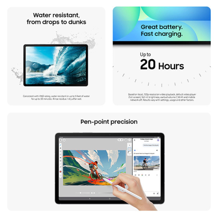Samsung Galaxy Tab S10 FE (SM-X520) 256GB/12GB RAM (USA Version Wi-Fi Only) Gray (New)