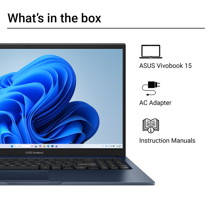 ASUS Vivobook 15 15.6” (F1504VAP-WS56T) 512GB/16GB RAM Quiet Blue (New)