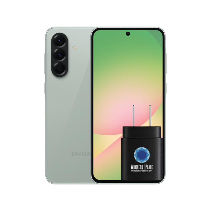 Samsung Galaxy A56 5G (A566E) GSM Unlocked International Version + 45W USB C Wall Charger Super Fast Charging Block (NEW)