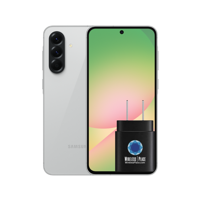 Samsung Galaxy A56 5G (A566E) GSM Unlocked International Version + 45W USB C Wall Charger Super Fast Charging Block (NEW)