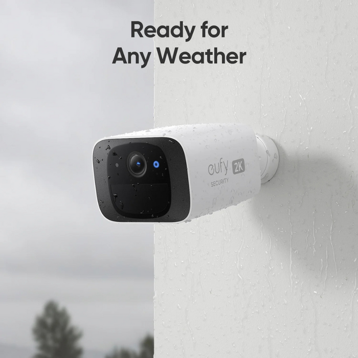 eufy SoloCam C210 (2-Pack) (E8B00123-4) Wireless 2K Outdoor Camera White (NEW)