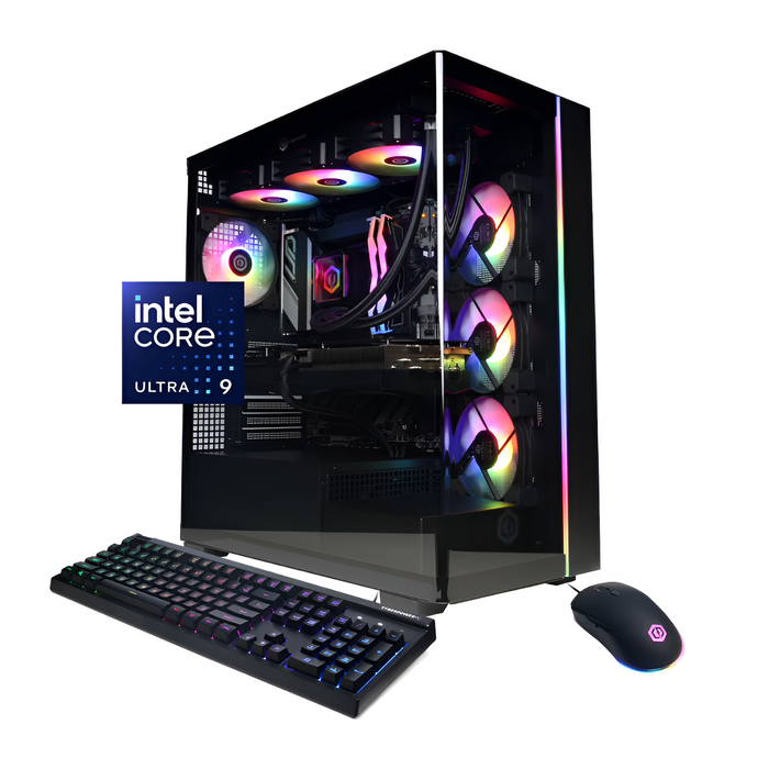 CyberPowerPC (SLC8000WST) Gaming Desktop  2TB/32GB RAM Black (NEW)