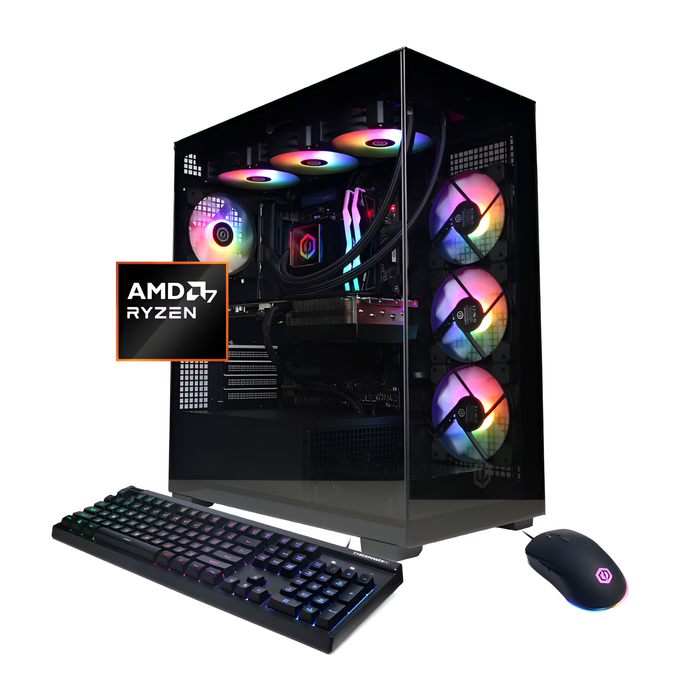 CyberPowerPC (SLC7700WST) Gaming Desktop  2TB/32GB RAM Black (NEW)