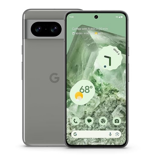 Google Pixel 7 Pro smartphone in Hazel color, Verizon model with 256GB storage, USA version, displaying front screen and sleek design