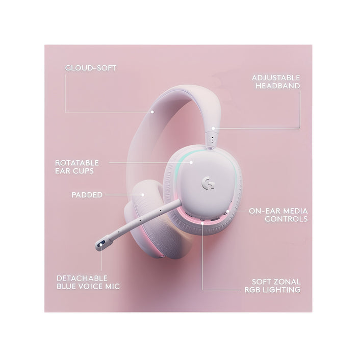 Logitech G735 Wireless Gaming Headset White Mist (NEW)