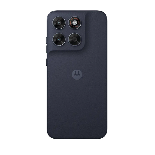 Motorola Moto G87 5G smartphone back, dark textured finish with quad camera array