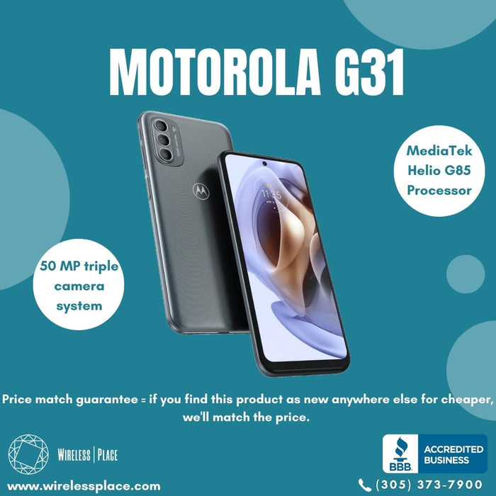 ヤフネコ ヤフオク! - Motorola moto g31 4GB/128GB ベイビーブルー